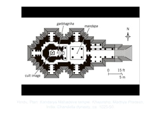 Copyright ©2012 Pearson Inc.
Hindu. Plan: Kandarya Mahadeva temple, Khajuraho, Madhya Pradesh,
India. Chandella dynasty, ca. 1025-50.
 