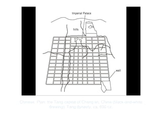 Copyright ©2012 Pearson Inc.
Chinese. Plan: the Tang capital of Chang’an, China (black-and-white
drawing). Tang dynasty, ca. 600 CE.
 