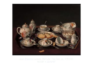 Copyright ©2012 Pearson Inc.
Jean-Étienne Liotard. Still Life: Tea Set. ca. 1781-83.
14-7/8" × 20-5/16”.
 