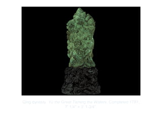 Copyright ©2012 Pearson Inc.
Qing dynasty. Yu the Great Taming the Waters. Completed 1787.
7’ 1/4" × 3’ 1-3/4”.
 