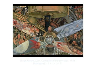 Copyright ©2012 Pearson Inc.
Diego Rivera. Man, Controller of the Universe. 1934.
Main panel: 15’ 11" × 37’ 6”.
 