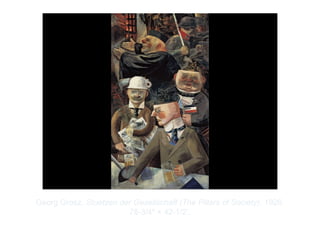 Copyright ©2012 Pearson Inc.
Georg Grosz. Stuetzen der Gesellschaft (The Pillars of Society). 1926.
78-3/4" × 42-1/2’.
 