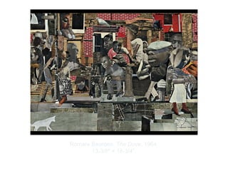 Copyright ©2012 Pearson Inc.
Romare Bearden. The Dove. 1964.
13-3/8" × 18-3/4”.
 