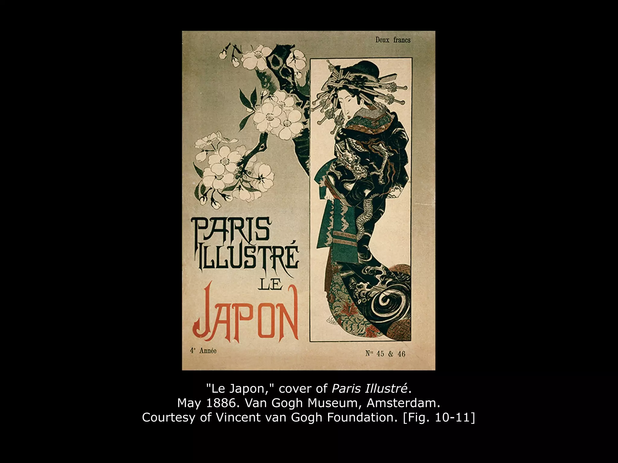 "Le Japon," cover of Paris Illustré.
May 1886. Van Gogh Museum, Amsterdam.
Courtesy of Vincent van Gogh Foundation. [Fig. 10-11]
 