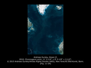 Andreas Gursky, Ocean II.
2010. Chromogenic print, 11' 2-1/4" × 8' 2-1/8" × 2-1/2".
© 2015 Andreas Gursky/Artists Rights Society (ARS), New York/VG Bild-Kunst, Bonn.
[Fig. 11-24]
 