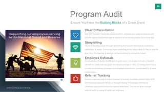 16
Ensure You Have the Building Blocks of a Great Brand
Program Audit
Clear Differentiation
Your EVP shouldn’t sound like ...