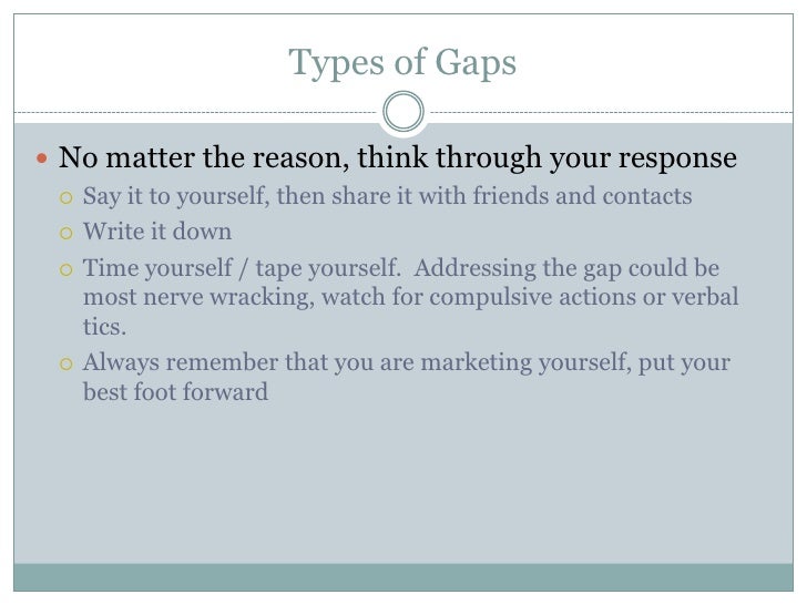 Addressing Employment Gap In Cover Letter Pictures