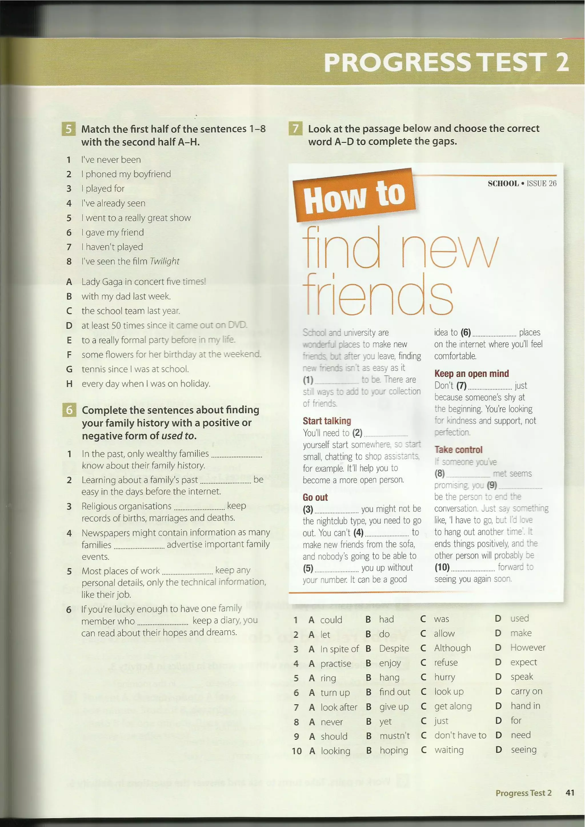 Gold Preliminary coursebook | PDF