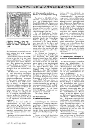 Die Schulbibliothek im digitalen Zeitalter