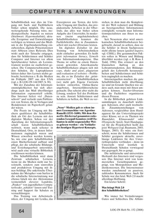 Die Schulbibliothek im digitalen Zeitalter