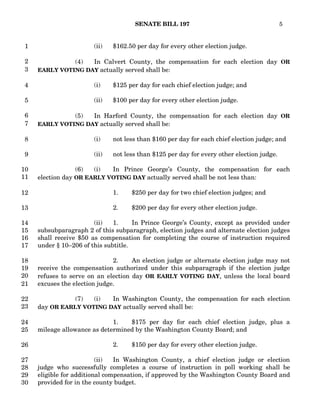 Senate Bill 197 Early Voting