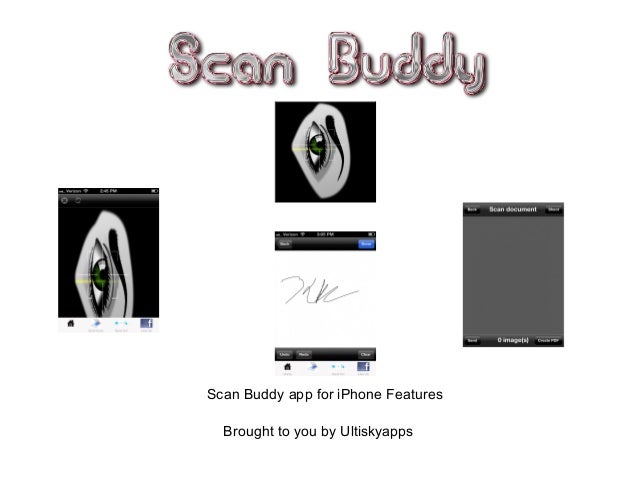 Scan Buddy App Features