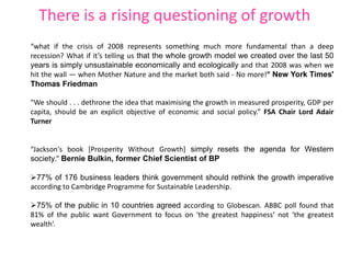 Decoupling – the ultimate challengeIntensityand scale are both as important – both need to fall for absolute decoupling 10