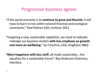 The proliferation of environmental impacts arising from both the extraction and use of resources leading to snowballing costs from both these impacts themselves and from efforts to avert them and clean them up; 