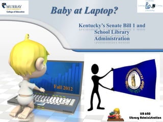 Baby at Laptop?
      Kentucky’s Senate Bill 1 and
            School Library
           Administration
 