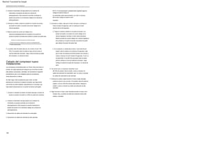 128
Cebado del compresor nuevo
Instalaciones
Los compresores remanufacturados de Thermo King han tenido un
proceso de rodaje especial para asegurar que la bomba de aceite
esté cebada, funcionando y asentada. Se recomienda el siguiente
procedimiento, pero no es obligatorio para los compresores
remanufacturados en fábrica.
2. Conecte el manómetro de baja presión de un colector de
manómetro al accesorio del lado de la válvula de
estrangulamiento. Este accesorio le permite monitorear la
presión de succión en el compresor debajo de la válvula de
estrangulamiento.
3. Desconecte los cables del solenoide de combustible.
4. Desconecte los cables del solenoide de alta velocidad.
6. Tan pronto como el compresor desarrolle 10 psi
(96 kPa) de presión neta de aceite, vuelva a conectar los
cables del solenoide de combustible, pero no vuelva a conectar
los cables del solenoide de alta velocidad.
los solenoides están desconectados y el motor no arranca.
Borre estos códigos de alarma como
NOTA: El microprocesador probablemente registrará algunos
códigos de alarma porque el
1. Conecte un indicador de presión de aceite adecuado al puerto de
acceso de presión de aceite en el filtro de aceite del compresor.
3. Arranque la unidad y observe la presión en el puerto de acceso
de presión de aceite y la presión de succión debajo de la
válvula reguladora.
5. La presión neta del aceite debe ser de al menos 20 psi (138
kPa). Si la presión neta de aceite es baja, primero revise el
nivel de aceite del compresor, luego revise la bomba de aceite
del compresor y la válvula de alivio.
7. Arranque la unidad y haga funcionar el motor a baja velocidad
durante al menos cinco minutos. Si la presión neta del aceite es
superior a 20 psi (138 kPa) durante este período, detenga la
unidad y vuelva a conectar los cables del solenoide de alta
velocidad.
8. Haga funcionar el motor a alta velocidad durante al menos cinco
minutos más. La bomba de aceite del compresor ahora está
cebada y asentada.
necesario.
4. Reste la presión de succión por debajo de la
válvula de estrangulamiento de la presión en el puerto de
acceso de presión de aceite para obtener la presión de aceite neta.
5. Encienda la unidad y deje que el motor arranque (o arranque el
motor) durante 30 segundos, pero no arranque el motor
durante más de 30 segundos.
Se debe seguir este procedimiento para evitar una falla
prematura de la bomba en cualquier compresor que haya tenido
una bomba de aceite instalada, especialmente un compresor que
haya estado almacenado por un período de tiempo prolongado.
b. Si el compresor no desarrolla al menos 10 psi (96 kPa) de
presión neta de aceite en los primeros 30 segundos, deje
que el motor de arranque se enfríe durante unos minutos y
vuelva a arrancar el motor durante 30 segundos. Si aún no
se desarrollan 10 psi (96 kPa) de presión neta de aceite,
primero verifique el nivel de aceite del compresor, luego
verifique la bomba de aceite del compresor y la válvula de
alivio.
2. Conecte el manómetro de baja presión de un colector de
manómetro al accesorio del lado de la válvula de
estrangulamiento. Este accesorio le permite monitorear la
presión de succión en el compresor debajo de la válvula de
estrangulamiento.
a. Tenga en cuenta la presión en el puerto de acceso a la
presión del aceite y la presión de succión debajo de la
válvula reguladora mientras el motor está arrancando.
Reste la presión de succión debajo de la válvula reguladora
de la presión en el puerto de acceso de presión de aceite
para obtener la presión de aceite neta.
Presión en el puerto de acceso de presión de aceite
Operaciones de servicio de refrigeración
– Presión de succión por debajo de la válvula de estrangulamiento
= Presión neta de aceite
Machine Translated by Google
 