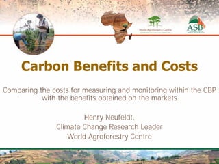 Measuring Carbon in Complex Landscapes with Trees - ICRAF and ASB at UNFCCC SB32