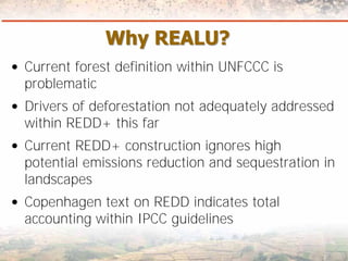 Measuring Carbon in Complex Landscapes with Trees - ICRAF and ASB at UNFCCC SB32