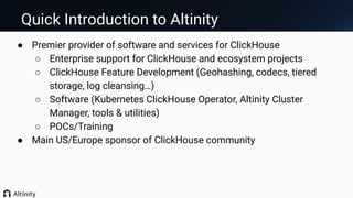 Altinity Cluster Manager: ClickHouse Management for Kubernetes and ...