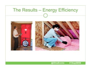 The Results – Energy Efficiency

@OhioEnviro

# StopSB58

 