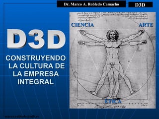 CONSTRUYENDO  LA CULTURA DE LA EMPRESA INTEGRAL CIENCIA ARTE ÉTICA D3D 