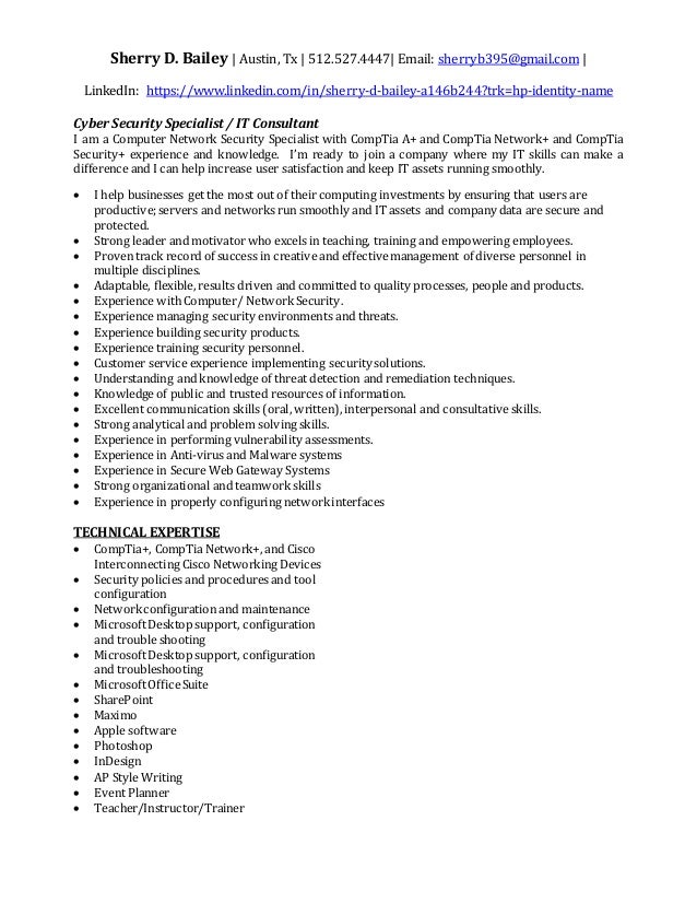 Sharepoint trainer resume texas