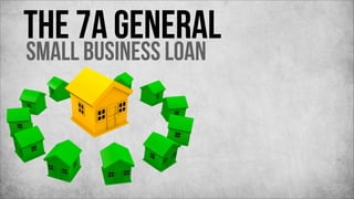 The 7a General
Small Business Loan

 