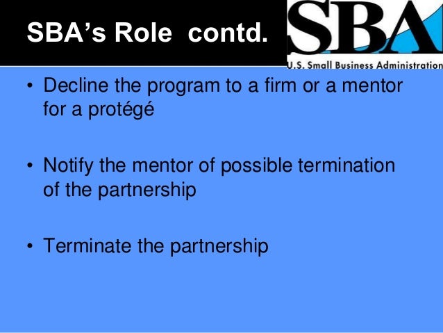 sba mentor protege program checklist sba mentor protege program checklist