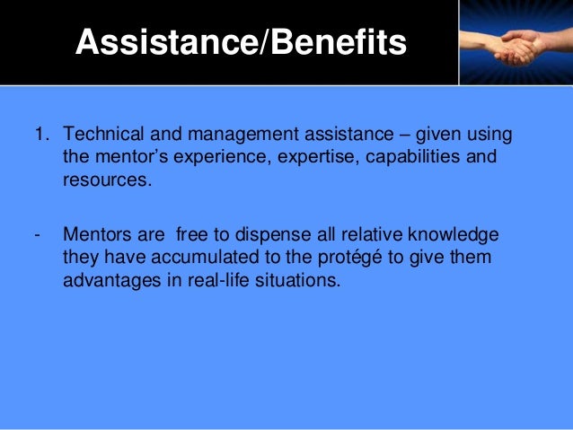 help on sba mentor protege program