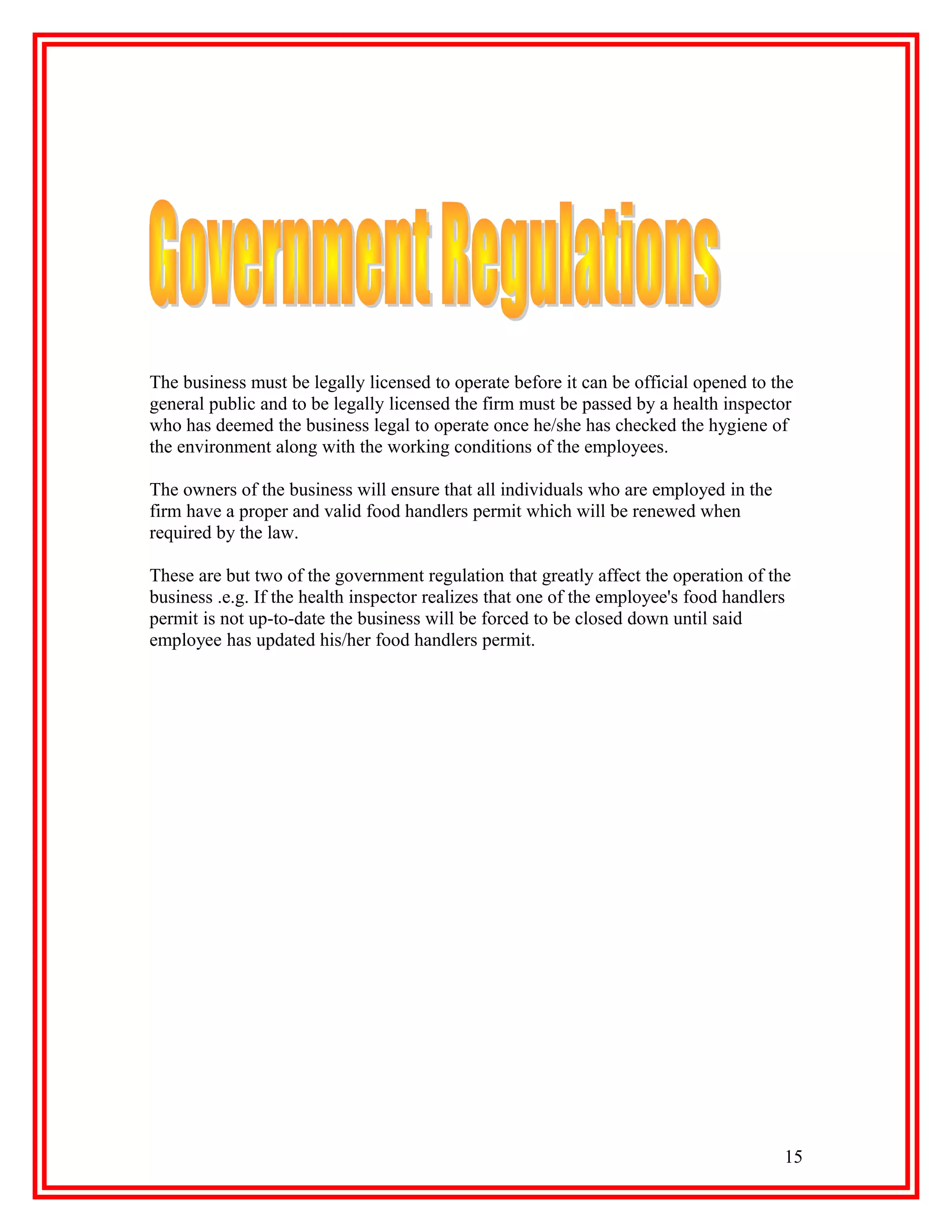 Principle Of Business SBA | DOC