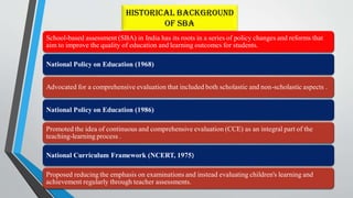 School based assessment as per NEP 2020 | PDF