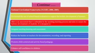 School based assessment as per NEP 2020 | PDF