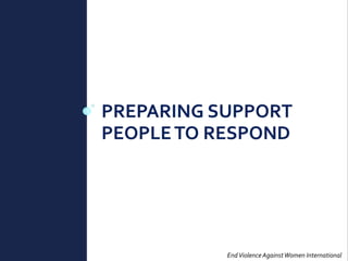 EndViolence AgainstWomen International
 