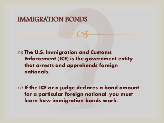 Must Know Facts About Immigration Bond