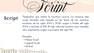 Tipografia Script Informal Clasificación Tipográfica: Sistema estándar británico | PDF