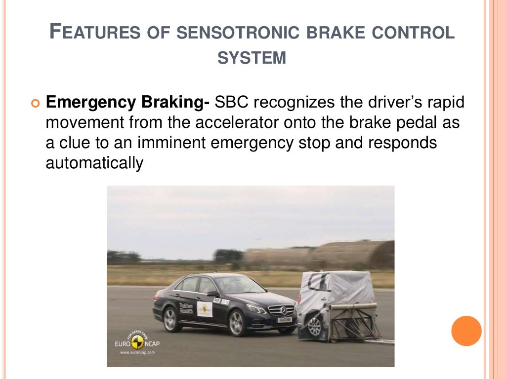 SENSOTRONIC BRAKE CONTROL(SBC)