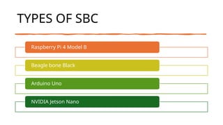 Single Board Computer Types Comprehensive Overview of Single Board Computers: Features, Types, and ...