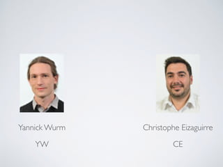 Yannick Wurm
YW
Christophe Eizaguirre
CE
 