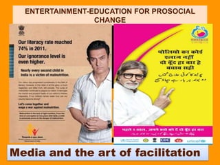 ENTERTAINMENT-EDUCATION FOR PROSOCIAL
CHANGE

Media and the art of facilitation

 