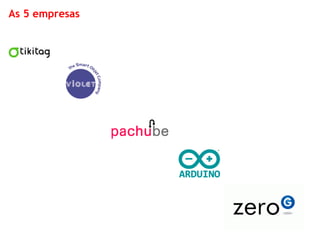 As 5 empresas  
