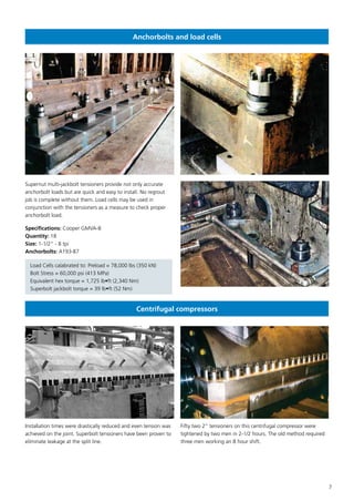 Reciprocating compressor with superbolt | PDF