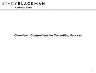 Overview: Comprehensive Consulting Process
1
 
