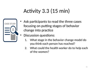 Social Behavior Change Training.pdf Social and Behavioral Change basic train | PPTX