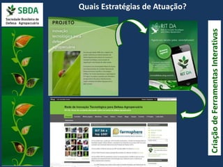 Criação de Ferramentas Interativas 
Quais Estratégias de Atuação? 
 