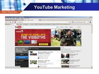 Company name
YouTube Marketing
Blazin Multimedia
 