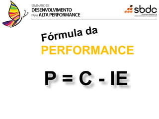 PERFORMANCE

P = C - IE
 
