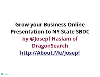 SBDC: grow your business #seo #ppc #web #so me