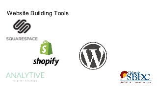 Website Building Tools
 