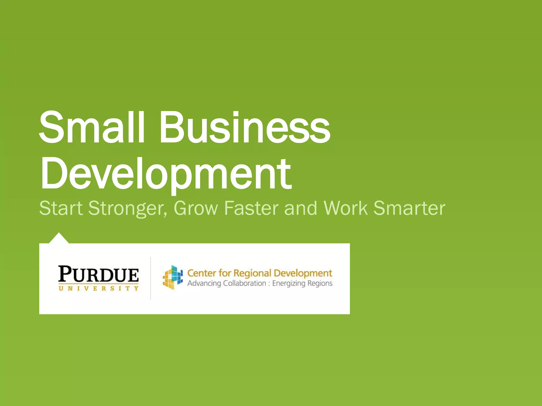Small Business Development Center (SBDC) | PPT