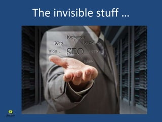 The invisible stuff …
 